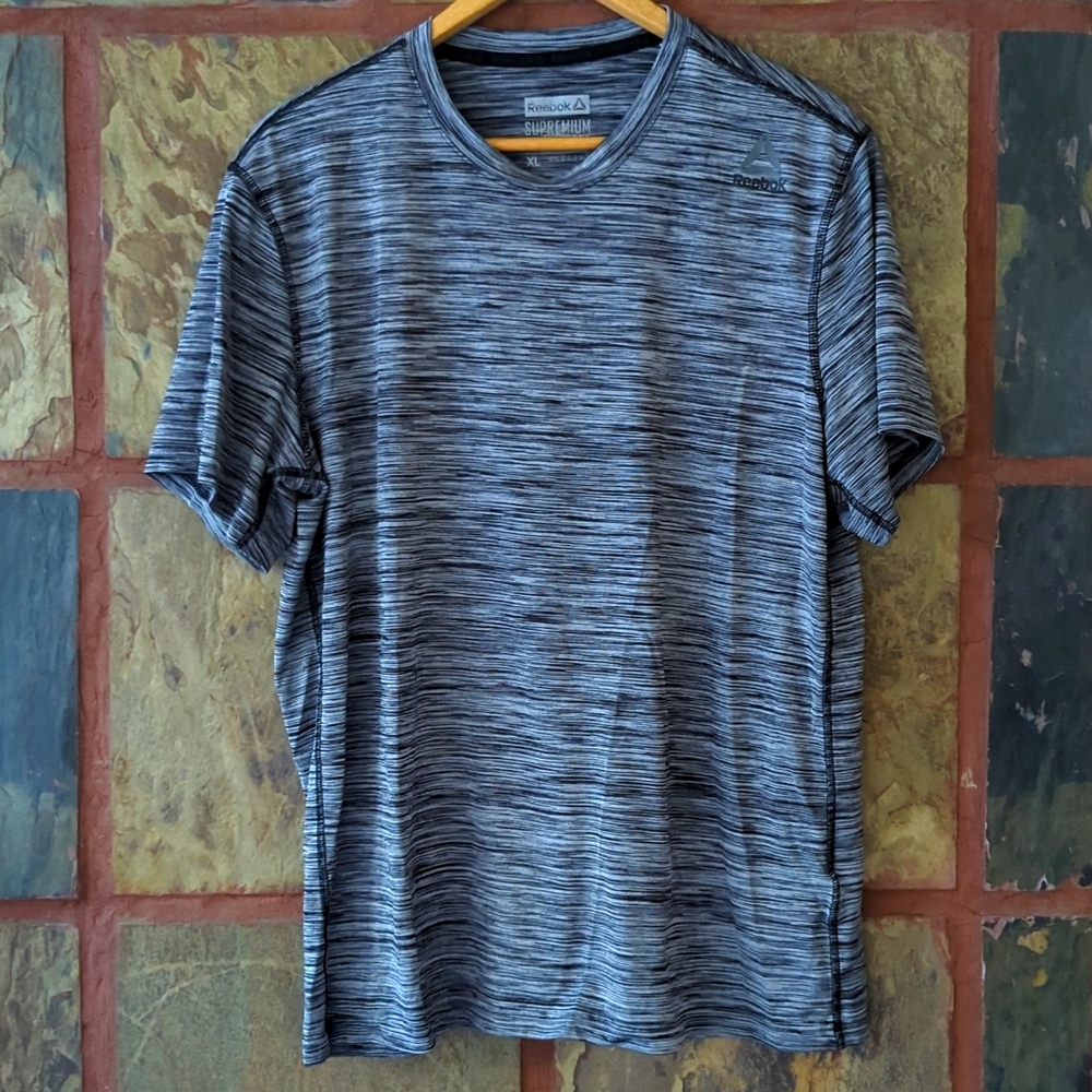 Reebok Gray/Black Performance Shirt